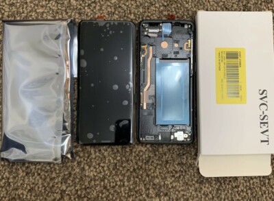 100% ORIGINAL SAMSUNG GALAXY S9 G960F LCD BILDSCHIRM DISPLAY RAHMEN ORIGINAL SCHWARZ