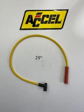 29" Single Replacement YELLOW HEI Spark Plug Wire ACCEL 4051 4053 for MALE Cap