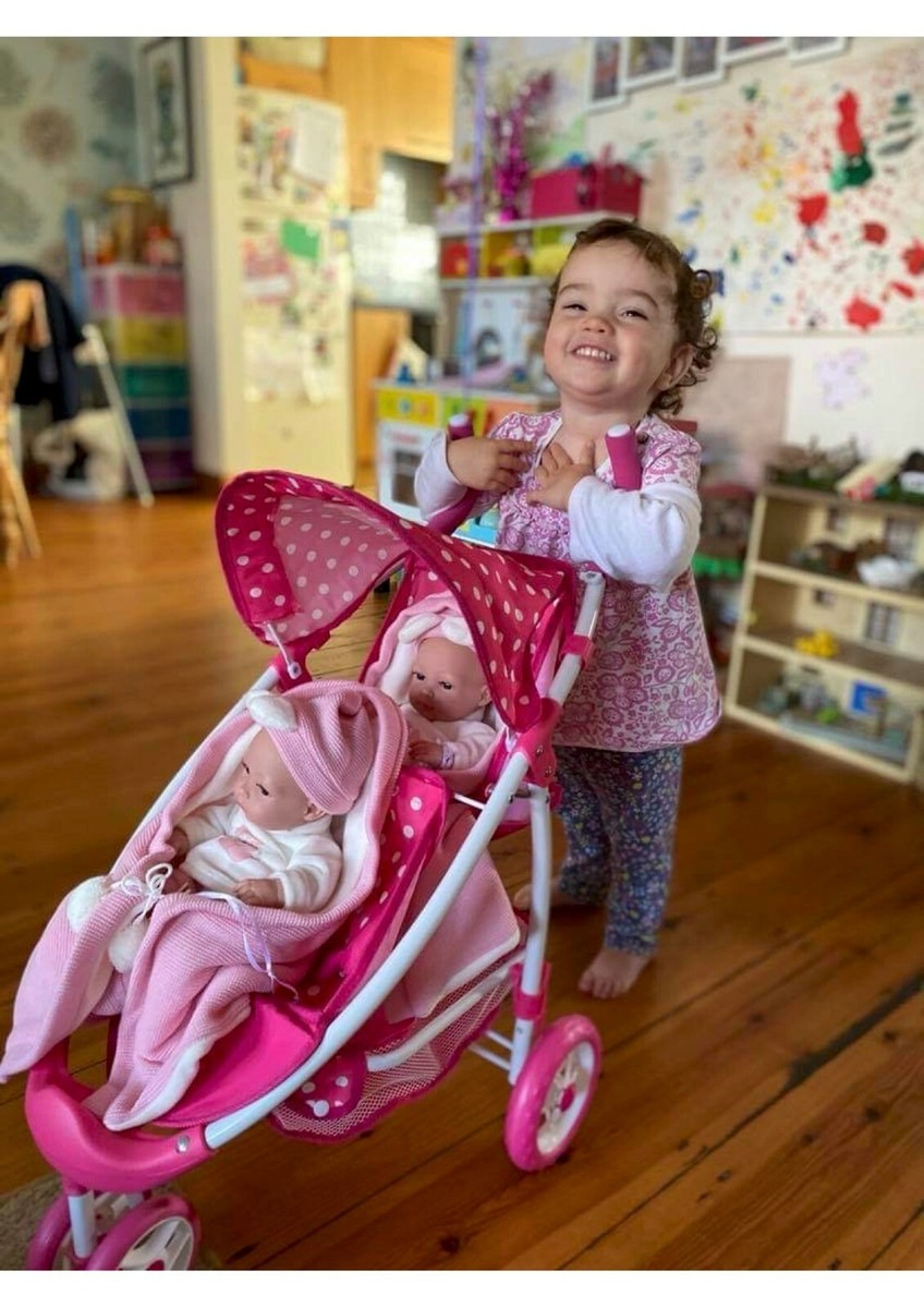 Amy Childs Roma Dolls Twin Pram Amy Childs Roma Outlet