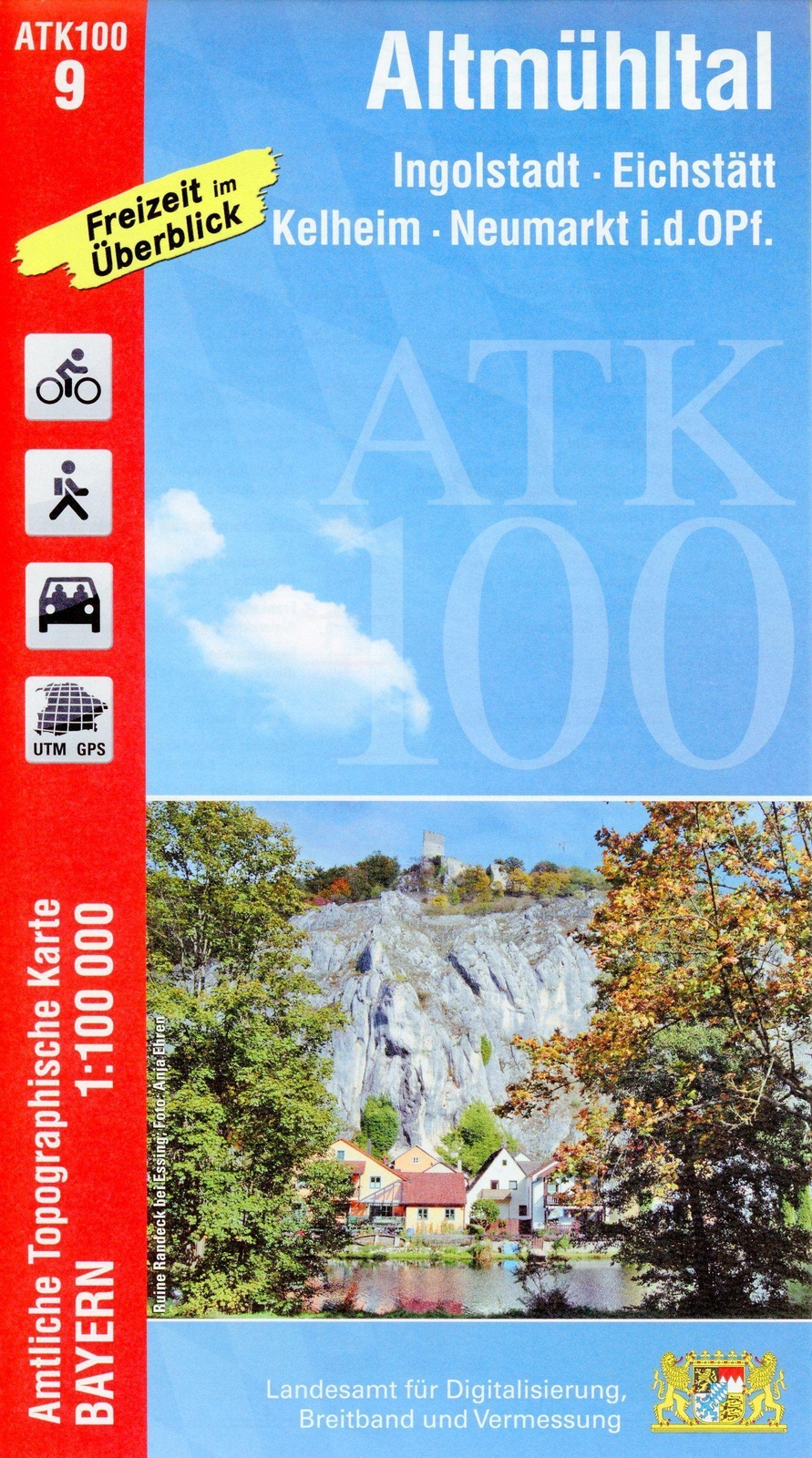Thumbnail - Altmühltal 1:100 000 Ingolstadt, Eichstätt, Kelheim, Neumarkt I.d.