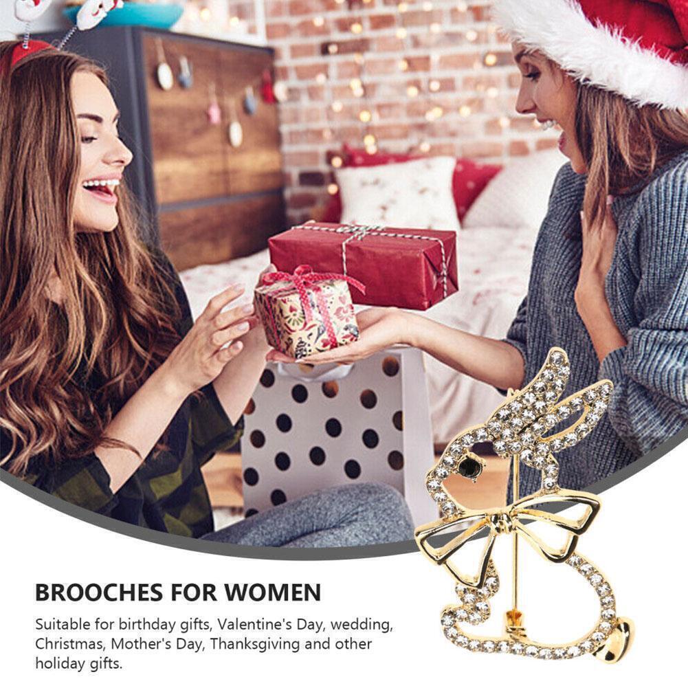 1X Easter Brooch Alloy Bunny Corsage Decorative Brooch H T o Rabbit ...