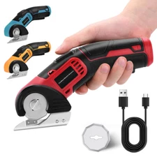 Cordless Electric Scissors Rotary Cutter for Cardboard Packages Leather Plastic