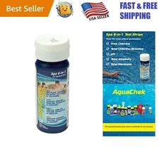 Essential 6-in-1 Spa  Strips with Mobile App: Ensure Safe Soaking, 50 Count