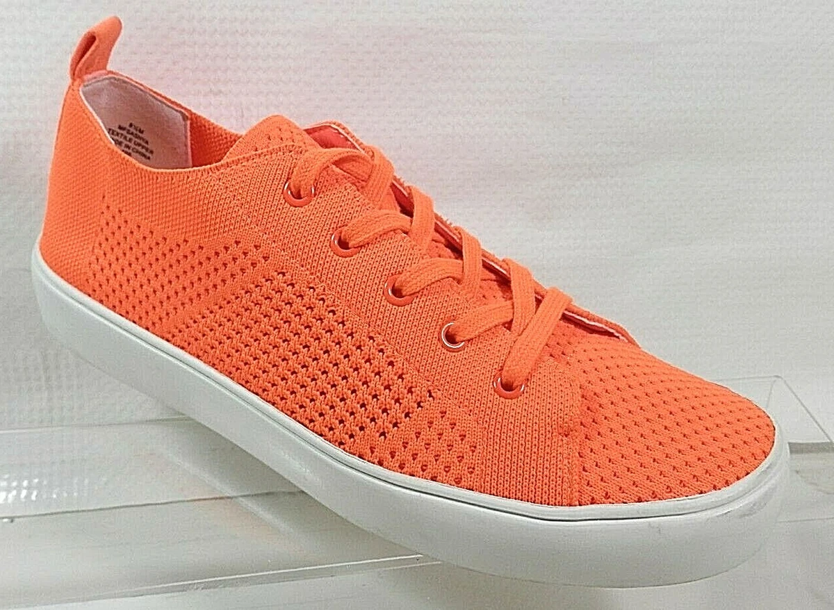 Marc Fisher Women s Sashya Fabric Low Top Lace Up Fashion Orange