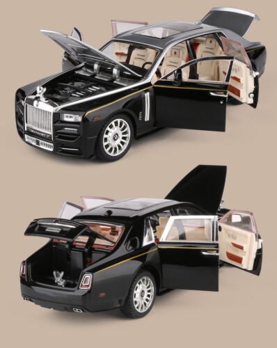 1:22 Rolls Royce Phantom Alloy Car Model Diecast & Toy Vehicles Metal Gift Kids - Picture 24 of 28