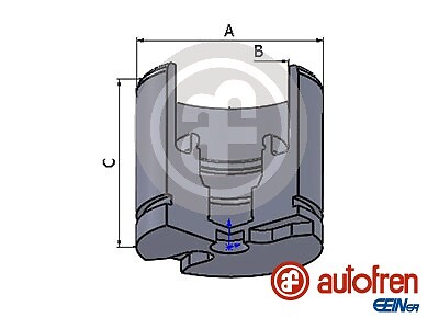 Autofren Seinsa D025256 Kolben, Bremssattel Vorderachse FÜR CitroËN-image