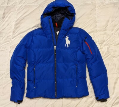 polo puffer jacket big pony
