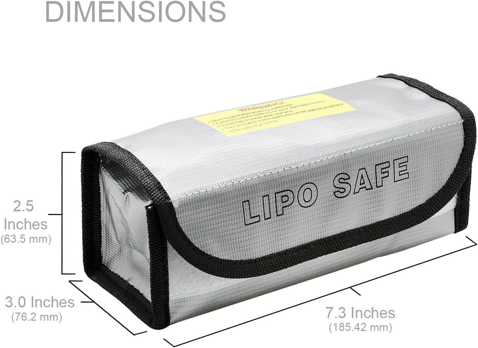 LiPo Fireproof Explosion Proof Safety Bag for Battery and Storage - Image 2 of 4