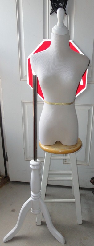 Mannequin Dress Form Female Dress Model Torso Display Tripod Stand -- LOOK