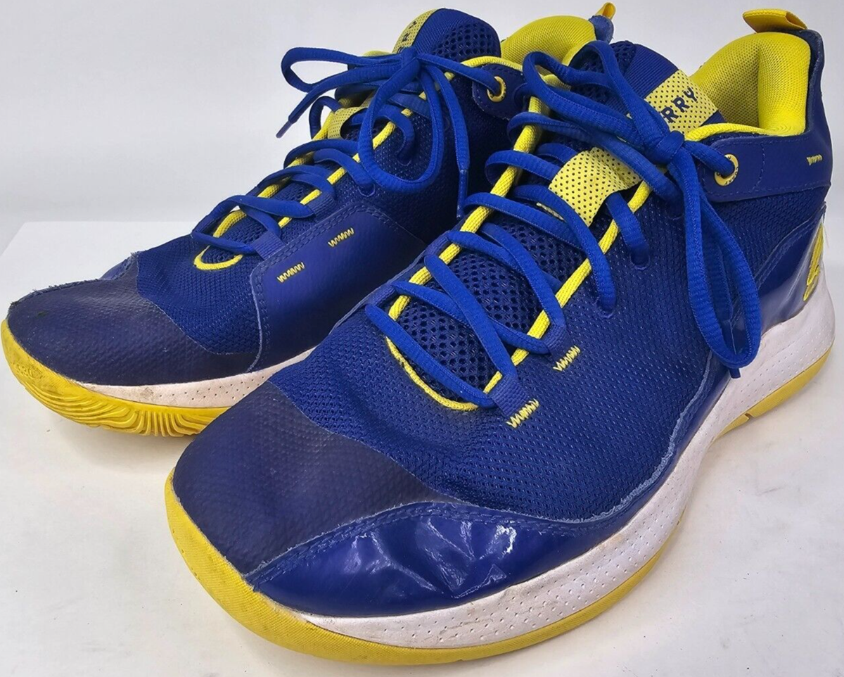 STEPH CURRY Under Armour 3Z5 NM Blue/Yellow Basketball Shoes M11