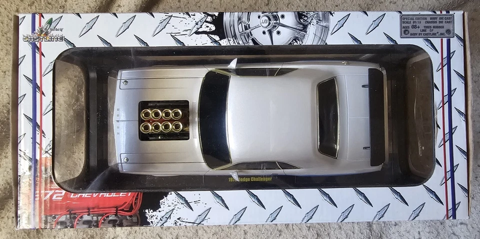 M2 1:18 SCALE 1970 DODGE CHALLENGER GROUND POUNDERS 75th ANNIVERSARY CHASE PROTO - Image 4 of 4