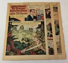 1966 six page cartoon story ~ ANGKOR City Of Mystery ~ Cambodia