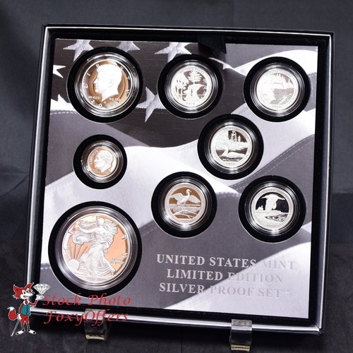 2018 S Limited Edition Silver Proof 8 Coin Set OGP ~ Mint - 第 6/6 張圖片