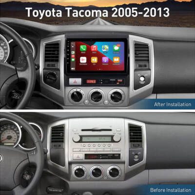 9'' For Toyota Tacoma 2005-2013 Carplay Android 12 Car Stereo Radio GPS Navi RDS