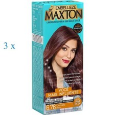 3 x Maxton Hair Dye You More Influential Ros Chocolate 6,76 Embelezze Toner