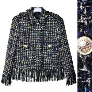 zara frayed tweed jacket