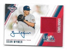 Sean Wymer 2018 Panini Stars & Stripes auto/jersey (red) #d 34 / 299   TORONTO