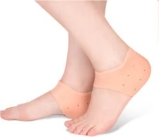 1-Pair Silicone Gel Heel Socks – Moisturizing Cracked Feet Skin Care Protector