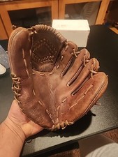 Vintage Ted Williams Sears VTG Leather Baseball Glove Model 16154 10 RHT