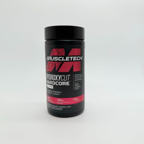 Hydroxycut Hardcore Elite - 100 Rapid-Release Thermo Caps - Energy & Focus - ...