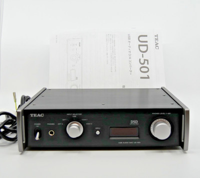 TEAC UD-501  Dual Monaural USB DAC Headphone Amplifier Black used  JAPAN