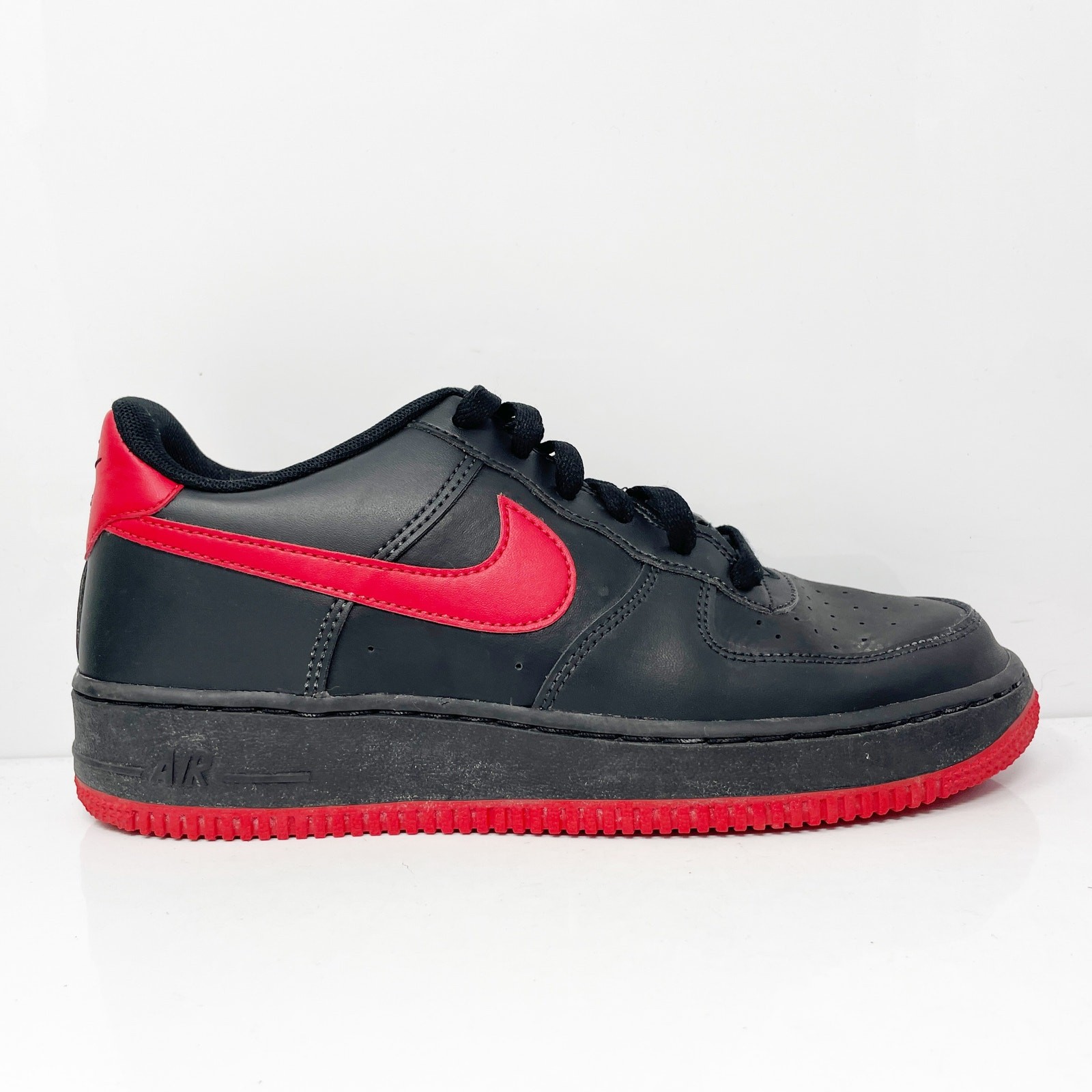 Nike Boys Air Force 1 DH9812-001 Black Casual Shoes Sneakers Size 7Y
