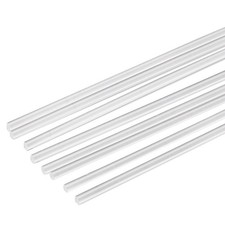 8 PCS 4mm Diameter 250mm Height Clear Acrylic Round Rod PMMA Bar for DIY