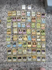 Lot of 65 Pokemon WOTC Cards HP Original Base Set 1999 Vintage No Duplicates