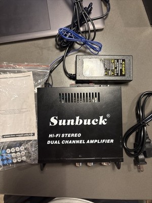 SUNBUCK AS-25BU HI-FI STEREO DUAL CHANNEL Amplifier 2 x 30 W, 4-16 Om impedance