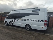 Mercedes Sprinter Racevan XLWB High Roof Camper Van
