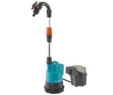 Gardena Regenfasspumpe Wassertechnik 01749 61 Akkubetrieb Gartenbewässerung leis