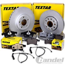 TEXTAR BREMSSCHEIBEN + BELÄGE VORNE+HINTEN passend für BMW 1er E87 E81 nur 118d
