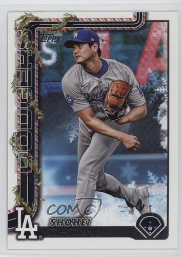 2025 Topps Holiday Holiday Variation Back SSP Shohei Ohtani #H1 1h1