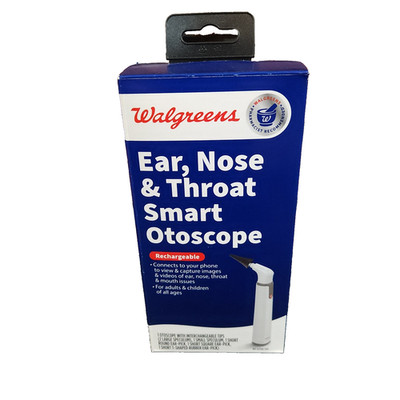 Walgreens Rechargeable Ear, Nose & Throat Smart Otoscope Connects to Phone NEW