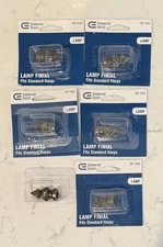 Commercial Electric Lamp Finial Lot Of 6