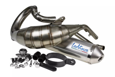 Auspuff LEOVINCE X-FIGHT ALUMINIUM Derbi Senda DRD X-Treme SM 2010