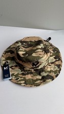NWT Mission Booney Hat Safari Hiking Cooling Hat One Size Green Camouflage