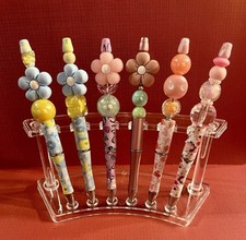 beaded pens handmade Flowers Price Per Each