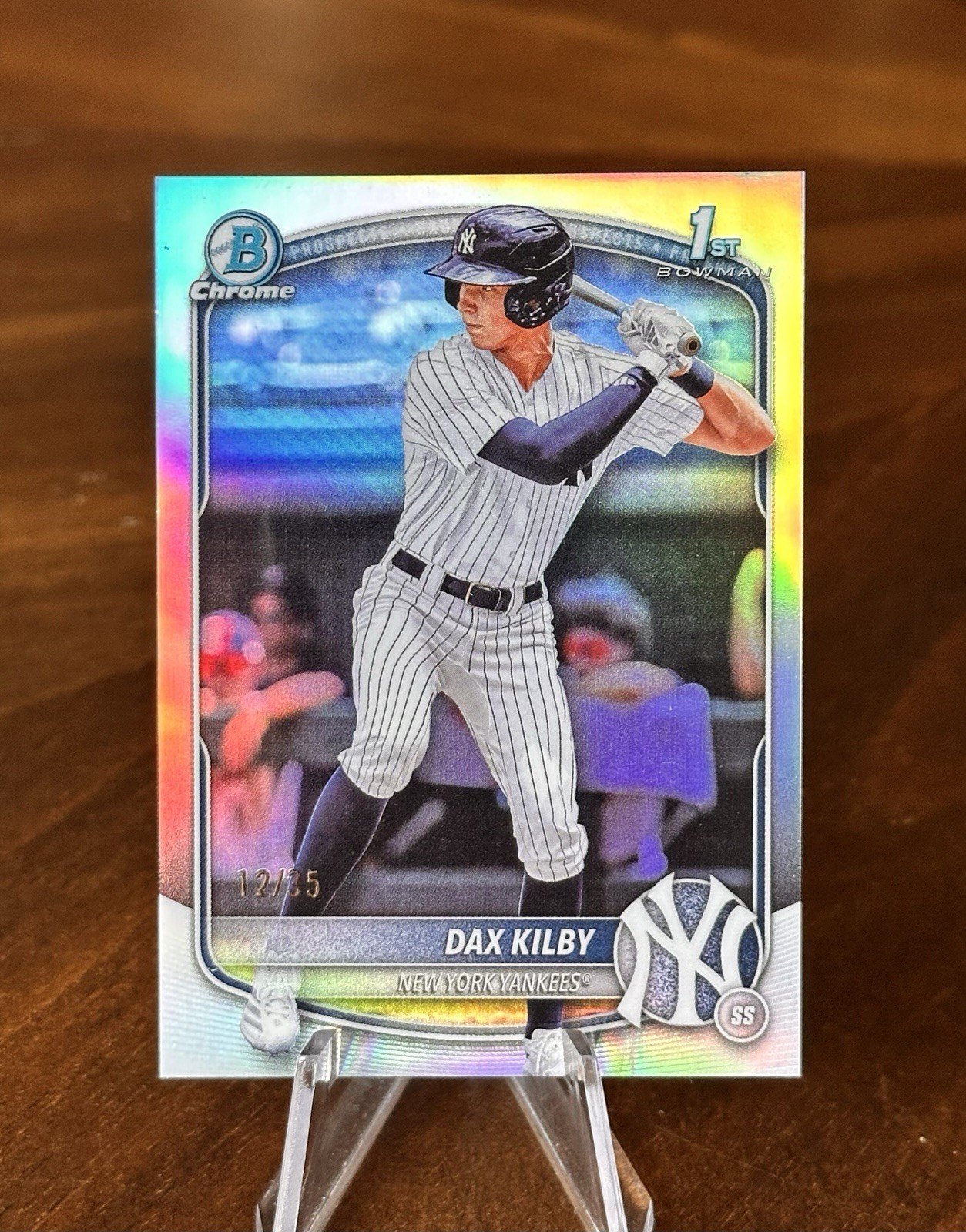 2025 Bowman Draft Chrome #BDC-146 Dax Kilby 1st Bowman Logofractor Refractor/35