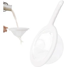 Ultra Fine Nylon Mesh Strainer Reusable Kitchen Sieve with Handle for ing