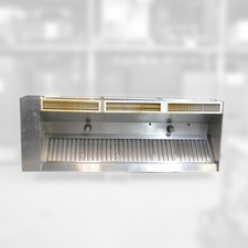 Stainless Kitchen Restaurant Exhaust Vent Hood w/ Baffles 132" x 48" x 24" 2L