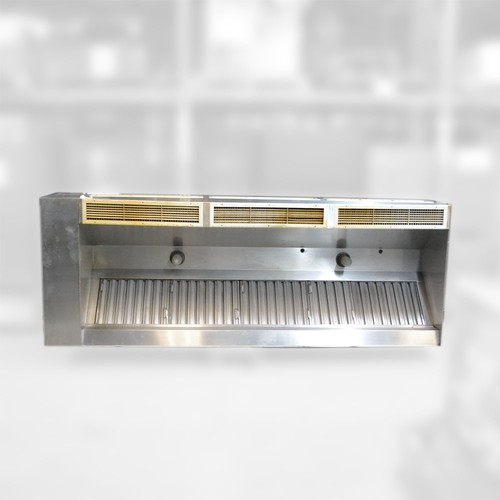 Stainless Kitchen Restaurant Exhaust Vent Hood w/ Baffles 132" x 48" x 24" 2L
