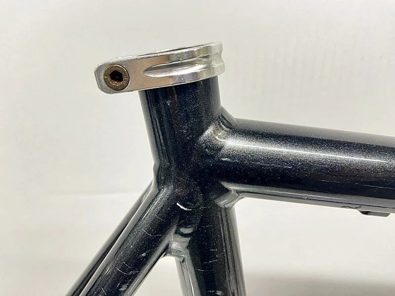 Juego de cuadro de bicicleta de carretera de aluminio Cinelli Proxima anterior a 2000 negro Foto 4 de 4