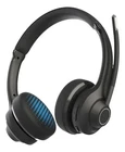 JLAB Go Work BLK4 Wireless Or Wired Microphone Office Headset  Black