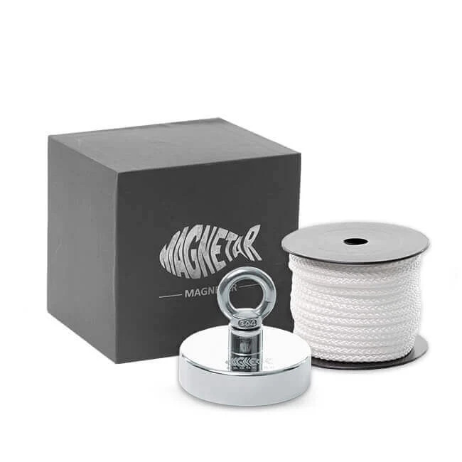 Pack pêche à l'aimant Classic 250 kg avec corde de 15 mètres et mousqueton