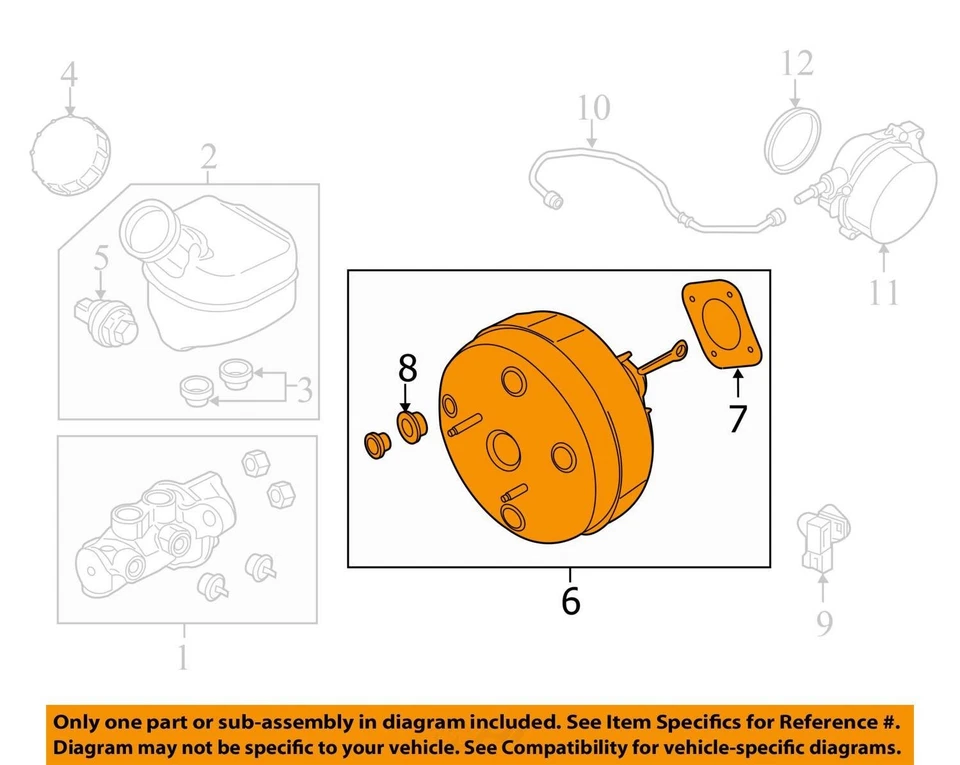 Ford Transit 350 2019 potencia de freno OEM 128 k millas - LKQ393226658 Foto 4 de 4