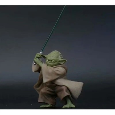 Star Wars Mandalorian Master Yoda with Sword Action Figure Toys