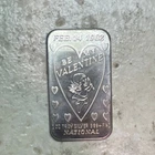 National 1982 Be My Valentine Feb. 14 1 oz .999 Fine Silver Bar