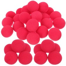 3 Count Nose for Circus Red Clown Accessories Cosplay Prop Decor