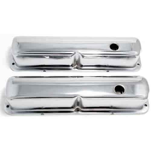 Trans Dapt 9296 Chrome Plated Steel Valve Covers - Image 3 of 3